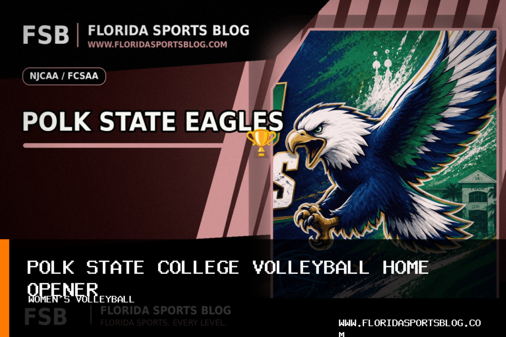 Polk State College Women’s Volleyball Falls 3-0 to No. 1 Miami Dade College in Home Opener featured image