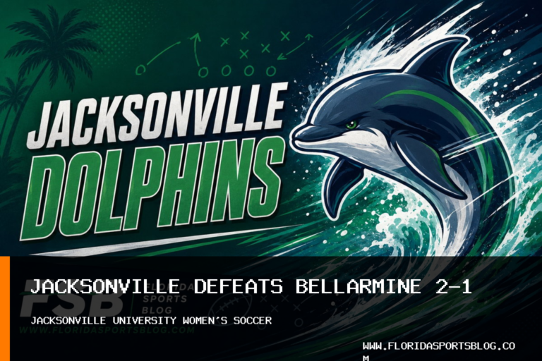 Ragna Magnúsdóttir Scores First Jacksonville Goal as Jacksonville University Women’s Soccer Defeats Bellarmine 2-1 featured image