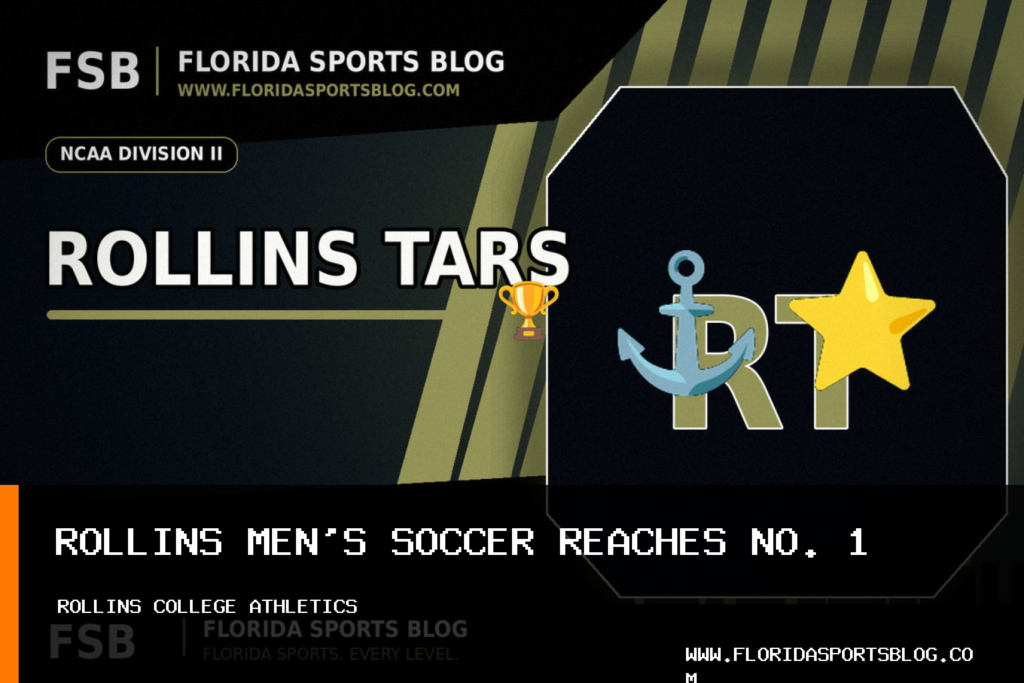 Rollins College men's soccer reaches No. 1 as Tars begin SSC play featured image