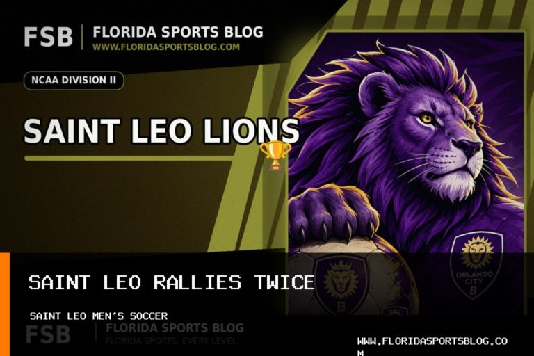 Saint Leo University Athletics men’s soccer rallies twice before 3-2 loss to Florida Tech featured image