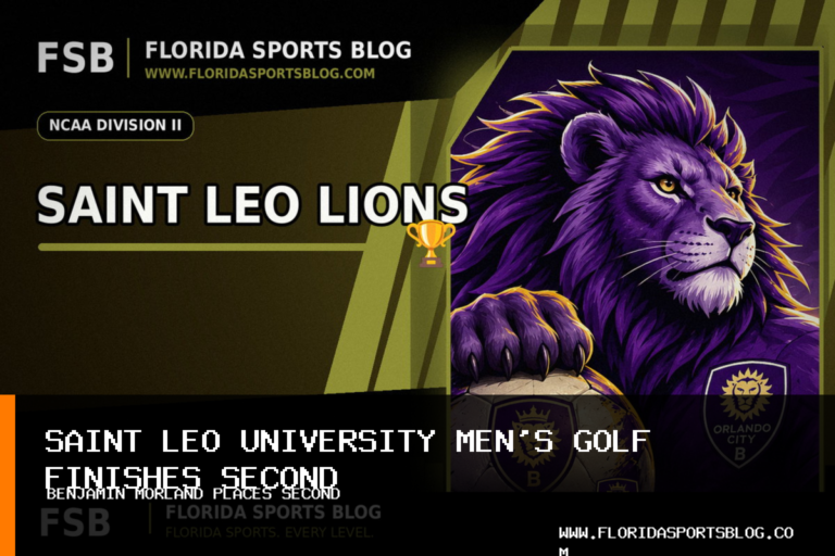 Saint Leo University Men's Golf Team Finishes Second as Benjamin Morland Places Runner-Up in Griffin Invitational featured image