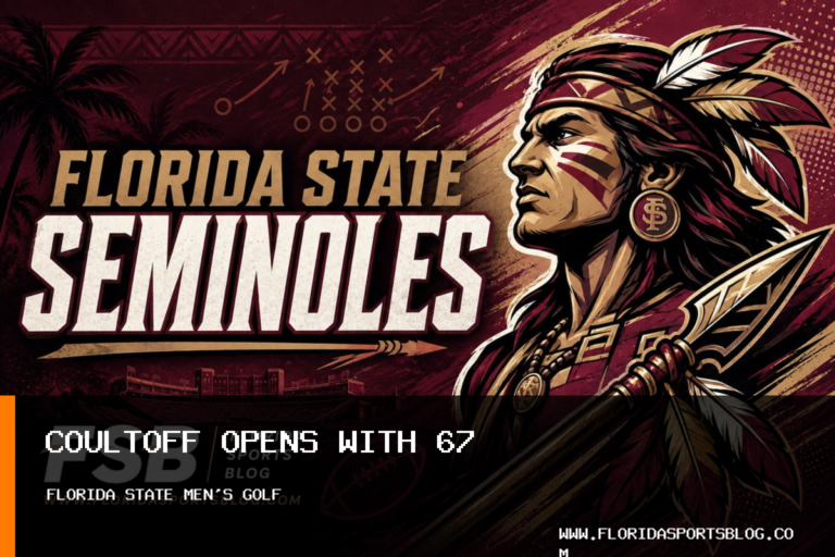 Shawn Coultoff Leads No. 20 Florida State University Men's Golf Team With Third-Place 67 featured image