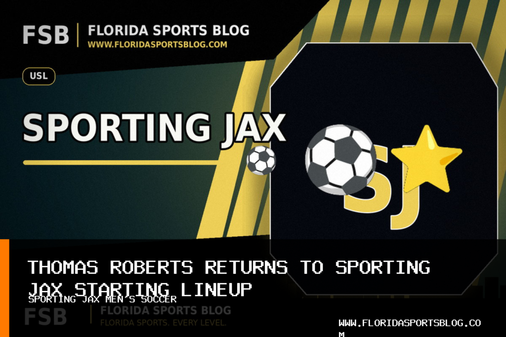 Sporting JAX Men's Team Falls 2-0 to Hartford Athletic as Thomas Roberts Returns to Starting Lineup featured image