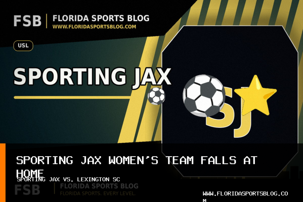 Sporting JAX Women's Team Loses 1-0 to Lexington SC at Hodges Stadium featured image