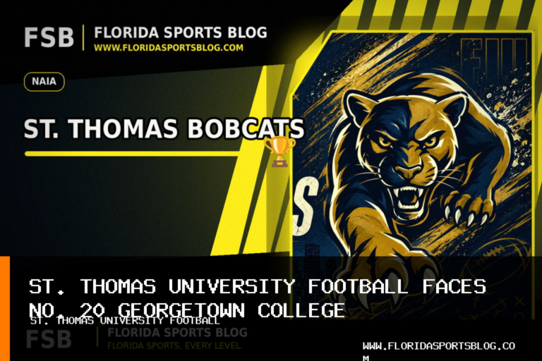 St. Thomas University Football, Drew Davis Prepare for First Top 25 Test at No. 20 Georgetown College featured image