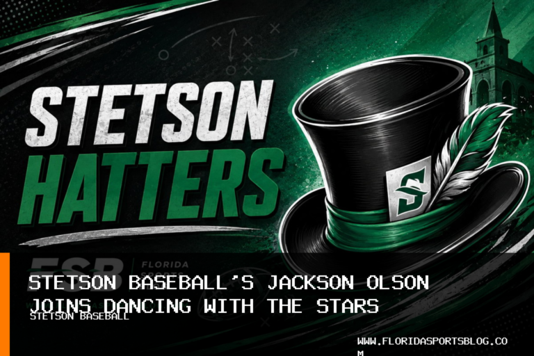 Stetson University Athletics: Former Stetson Baseball Player Jackson Olson Selected for ABC's Dancing with the Stars Season 35 featured image