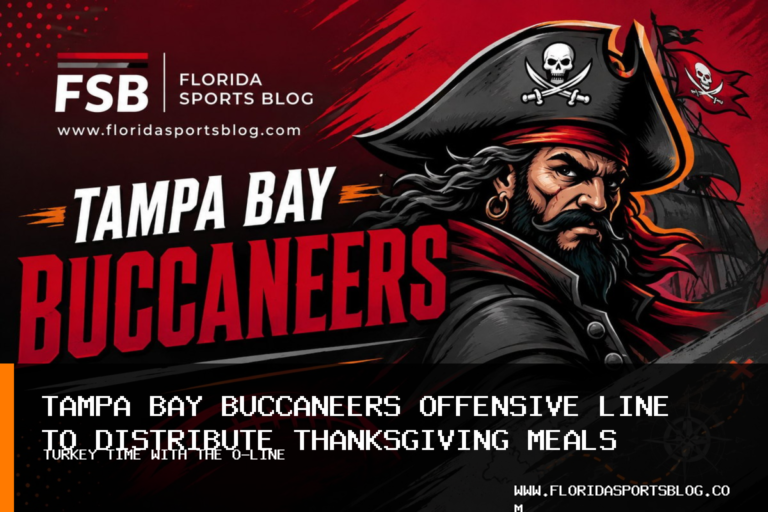 Tampa Bay Buccaneers Offensive Line to Distribute More Than 1,000 Thanksgiving Meals Nov. 25 featured image