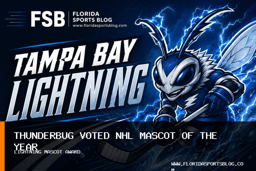 Tampa Bay Lightning Mascot ThunderBug Voted 2026 NHL Mascot of the Year featured image