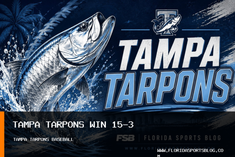 Tampa Tarpons Baseball Wins 15-3 as Yostin Peña and Paul Contreras Collect Four Hits featured image