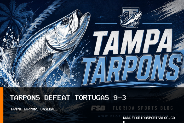 Tampa Tarpons Defeat Daytona Tortugas 9-3 Behind Luis Escudero's Sixth Straight Multi-Hit Game featured image