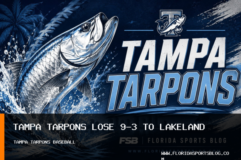 Tampa Tarpons Lose 9-3 to Lakeland Flying Tigers at George M. Steinbrenner Field featured image