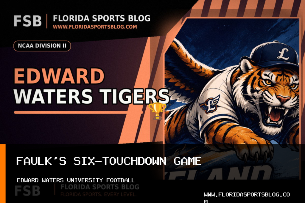Tavion Faulk's Six Touchdowns Lift Edward Waters University Football Past Savannah State University, 55-30 featured image