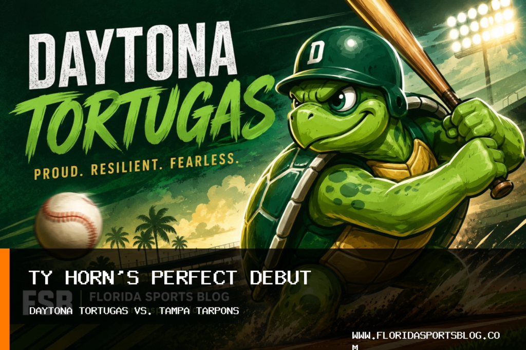 Ty Horn Debuts Perfectly as Daytona Tortugas Fall 11-0 to Tampa Tarpons featured image