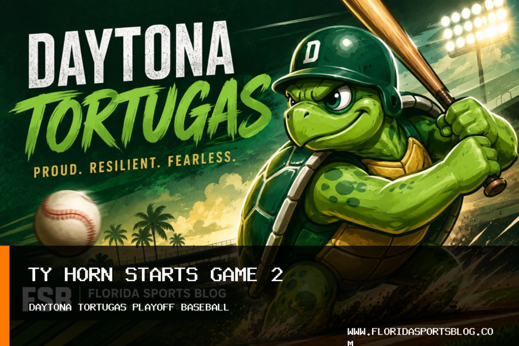 Ty Horn to Start for Daytona Tortugas Baseball in Florida State League Playoff Game 2 featured image