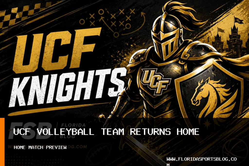 UCF Athletics announces volleyball team home matches against Stetson and Virginia featured image