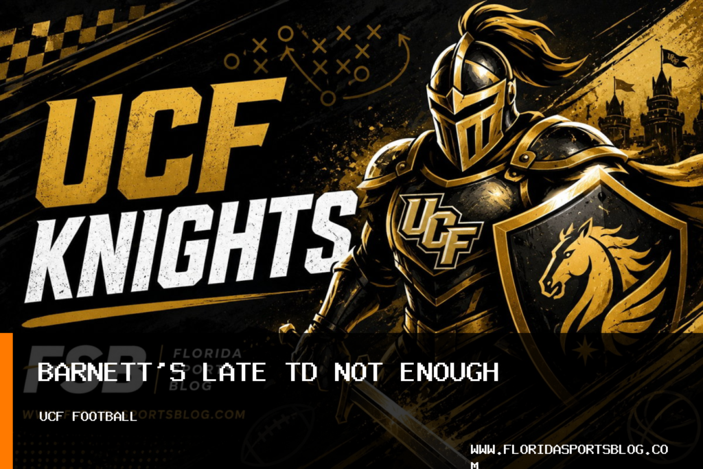 UCF Athletics football team falls to Pittsburgh 12-7 after Alonza Barnett III late touchdown featured image
