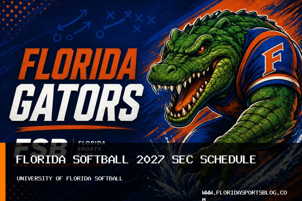University of Florida softball announces 2027 Southeastern Conference schedule with four home, four road series featured image