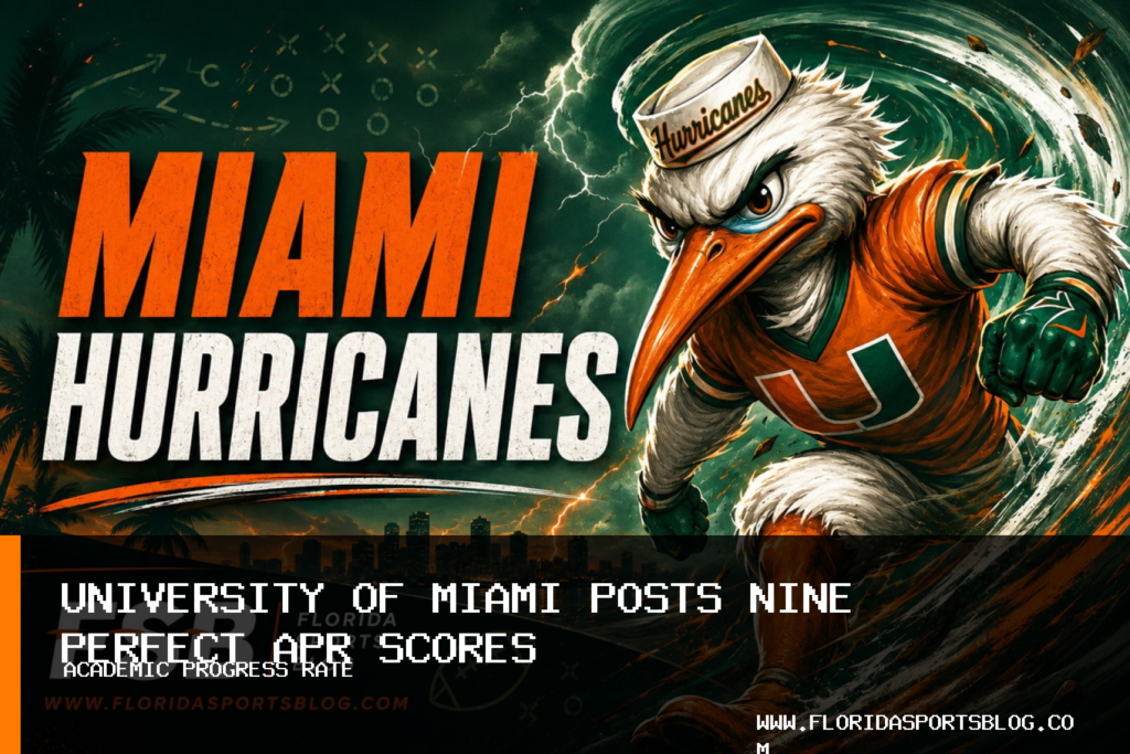University of Miami Athletic Department Earns 990 APR Score as Nine Programs Reach 1,000 featured image