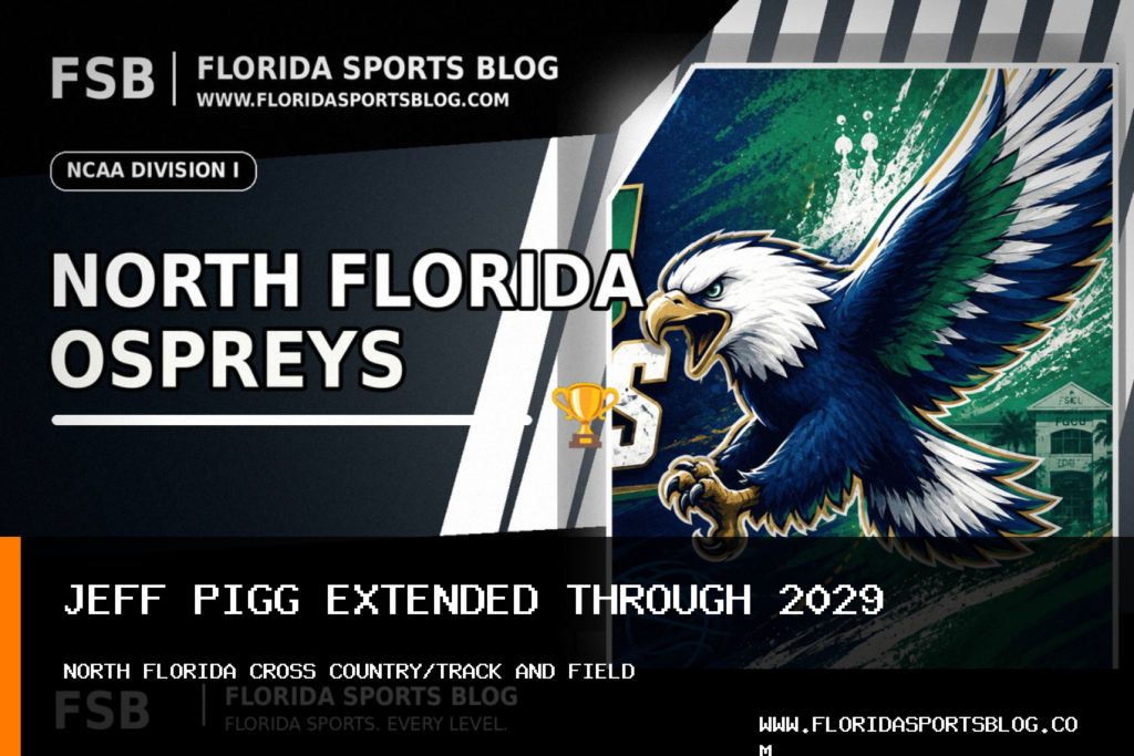University of North Florida Extends Jeff Pigg Through 2029 as Cross Country/Track and Field Director featured image
