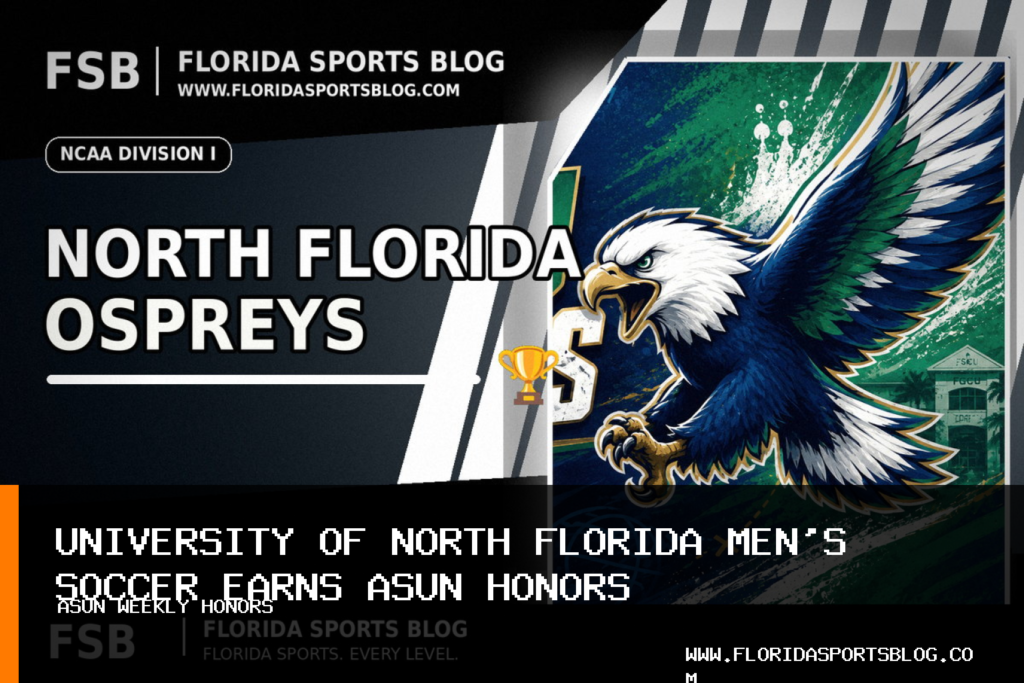 University of North Florida Men's Soccer Earns ASUN Honors for Mark Romano and Rafa Rios featured image