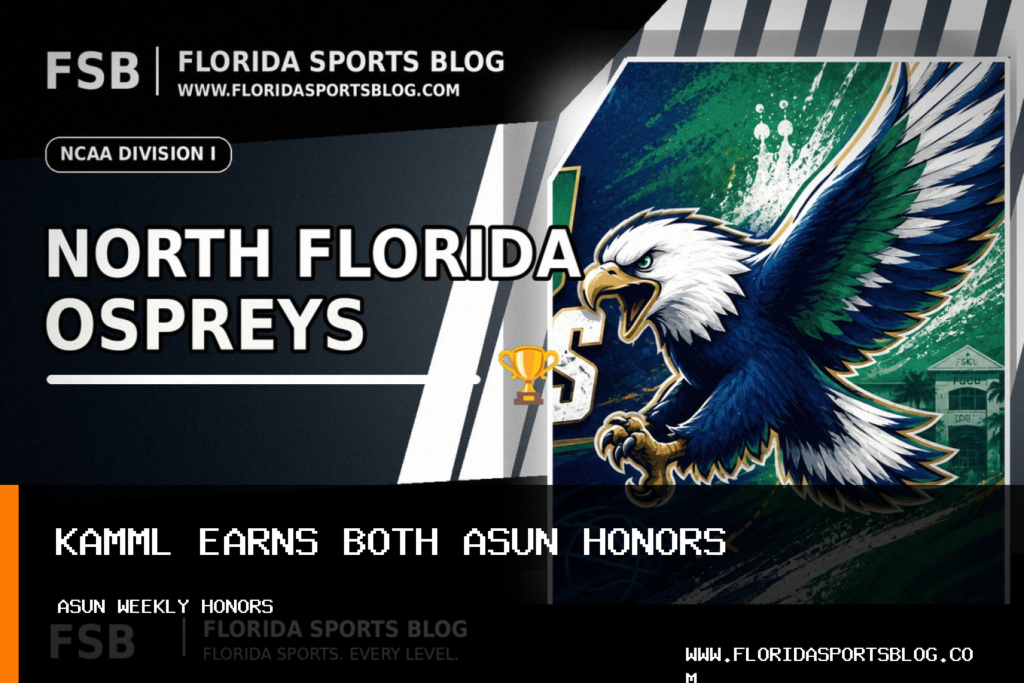 University of North Florida Women's Cross Country Freshman Viktoria Kamml Earns Both ASUN Weekly Honors featured image