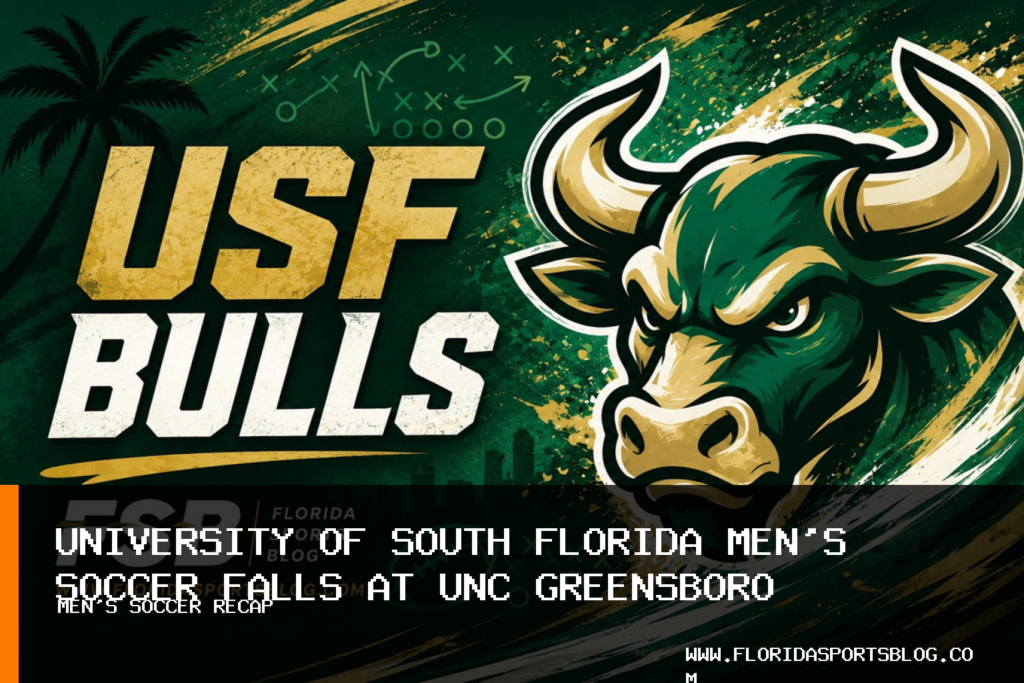 University of South Florida Men's Soccer Falls 5-0 at UNC Greensboro as Tyler Richardson Plays 90 Minutes featured image