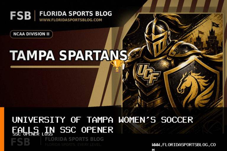 University of Tampa Women’s Soccer Team Falls 3-0 to Rollins College in SSC Opener featured image
