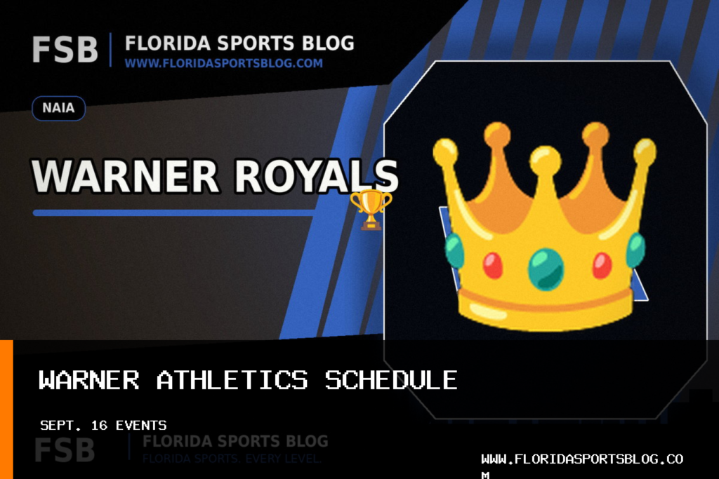 Warner University Royals Athletics schedules six soccer, volleyball and football events for Sept. 16 featured image