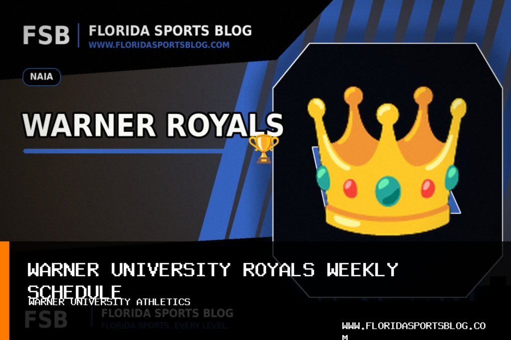 Warner University Royals list eight-event schedule for men's soccer, women's soccer, volleyball, football and cross country featured image