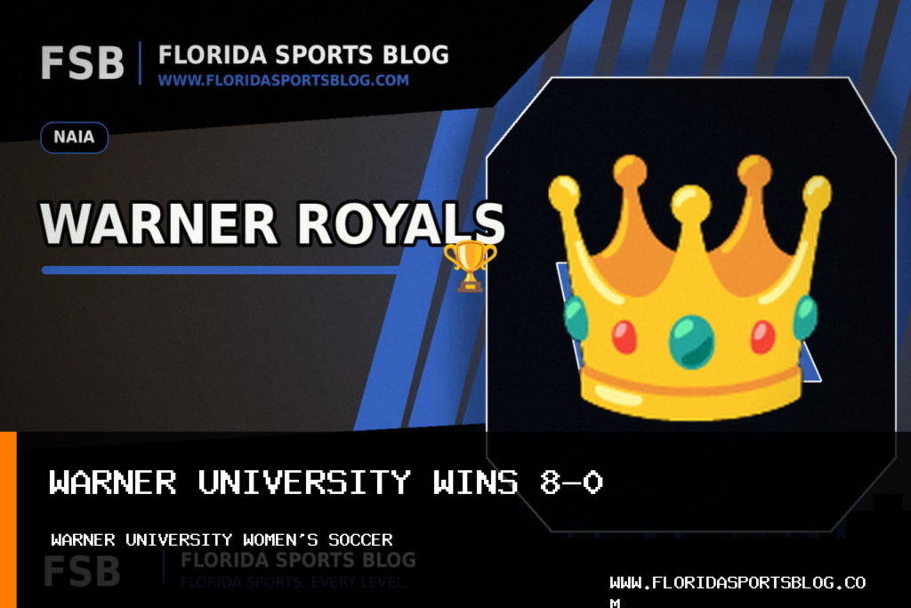 Warner University Women’s Soccer Gets Hat Tricks From Gianna Bellomo and Elisabet Rosario in 8-0 Win featured image
