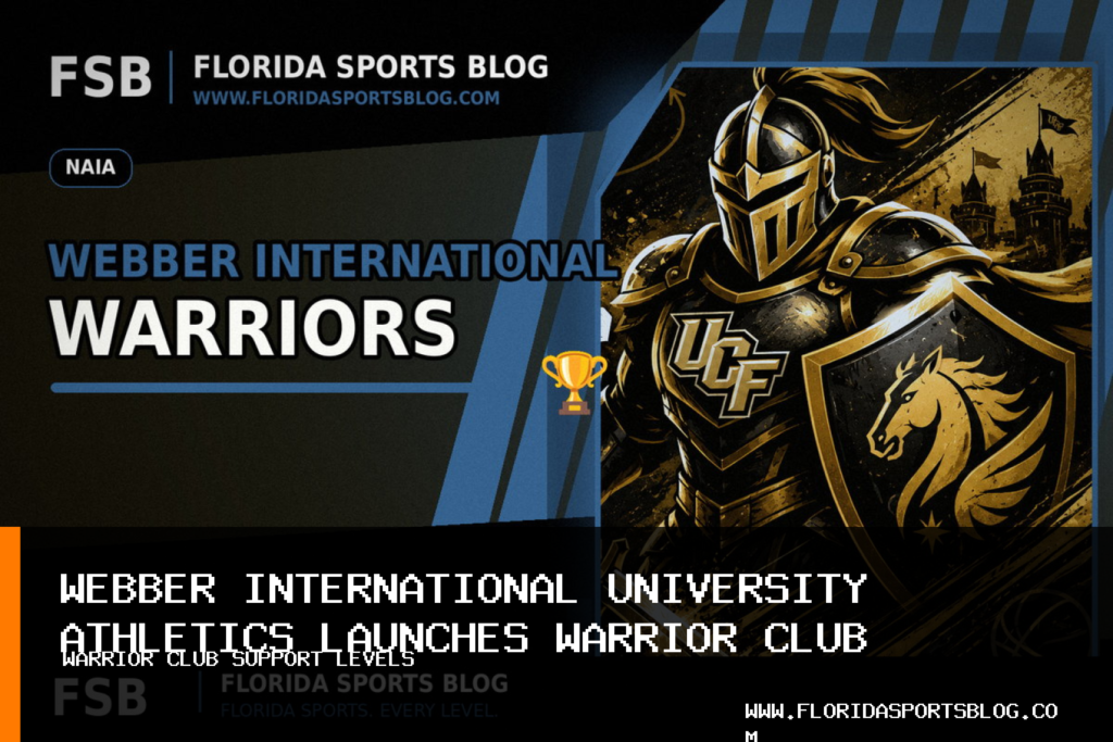 Webber International University Athletics Launches Warrior Club With Annual Support Levels From $250 to $25,000 featured image