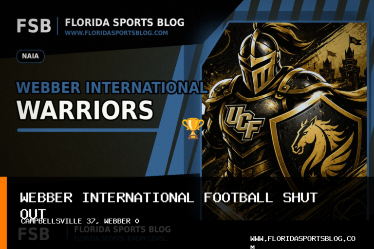 Webber International University Football Loses 37-0 to No. 14 Campbellsville University featured image