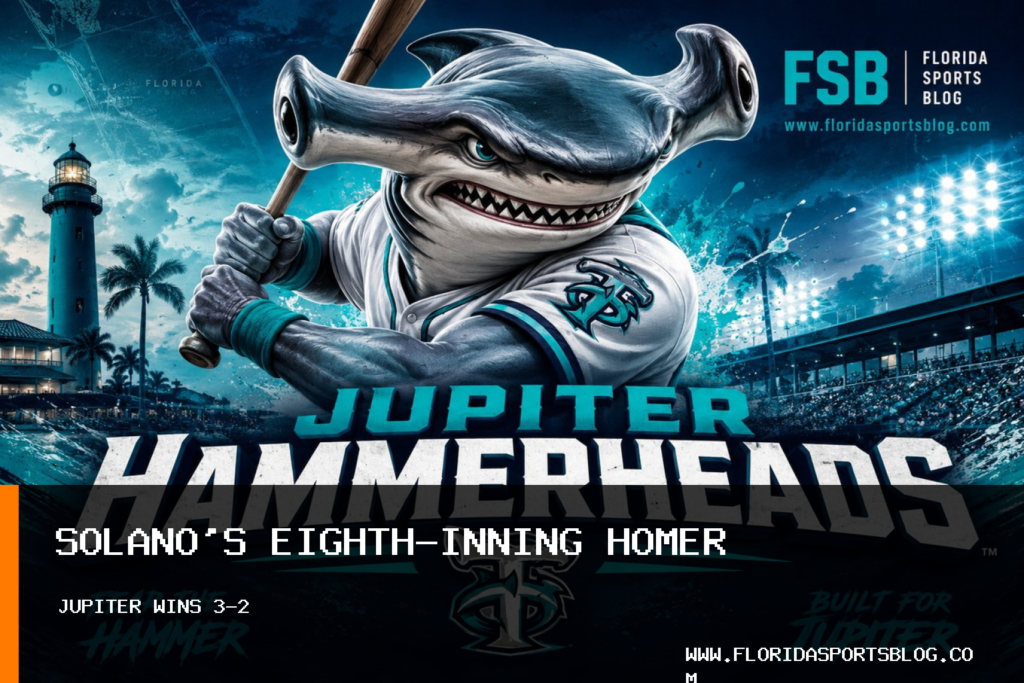 Yoffry Solano's Eighth-Inning Homer Gives Jupiter Hammerheads 3-2 Win Over St. Lucie Mets featured image