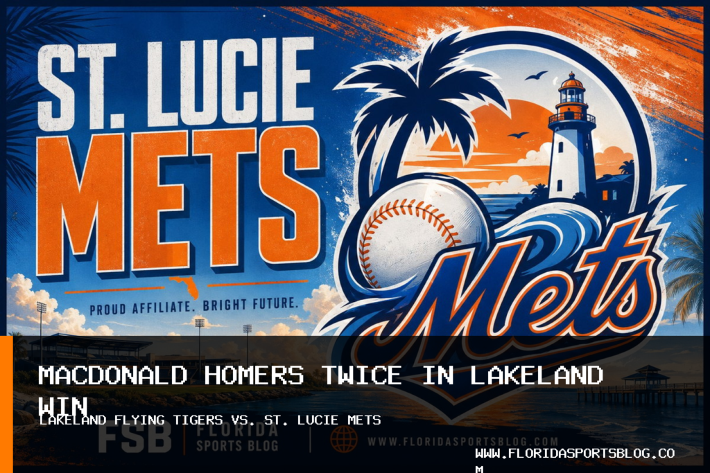 Zach MacDonald’s two homers power Lakeland Flying Tigers past St. Lucie Mets 11-1 featured image