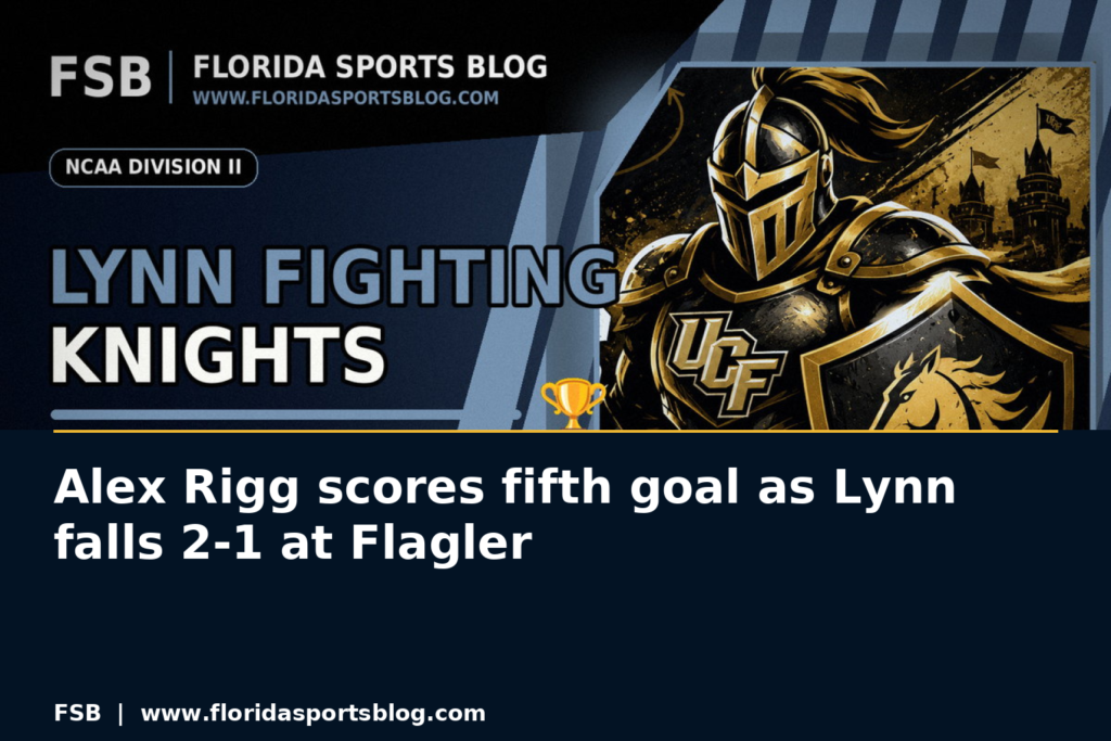 Alex Rigg scores fifth goal as Lynn falls 2-1 at Flagler featured image