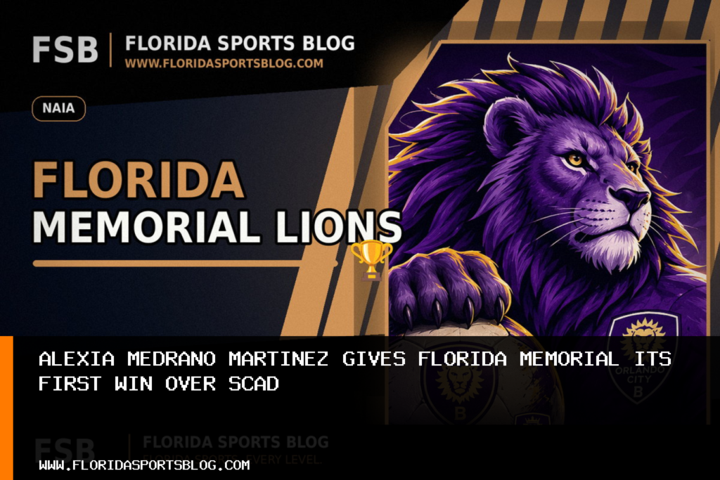 Alexia Medrano Martinez gives Florida Memorial its first win over SCAD featured image
