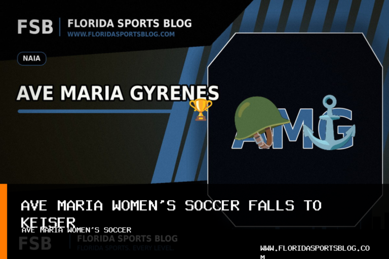 Ave Maria University Athletics Women’s Soccer Falls 3-0 to Top-Ranked Keiser Seahawks featured image