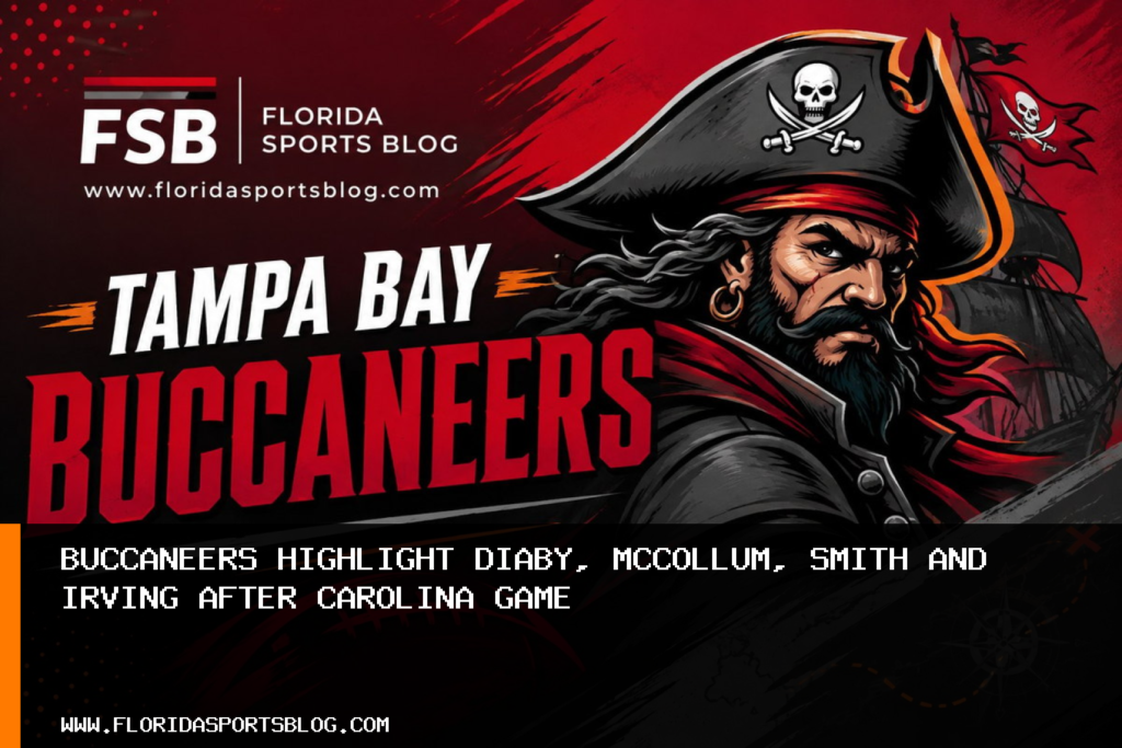 Buccaneers highlight Diaby, McCollum, Smith and Irving after Carolina game