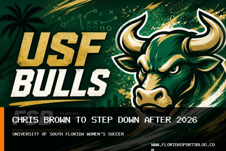 Chris Brown to Step Down as University of South Florida Women's Soccer Head Coach After 2026 Season featured image