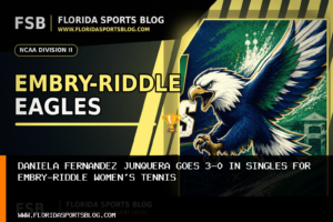 Daniela Fernandez Junquera goes 3-0 in singles for Embry-Riddle women’s tennis