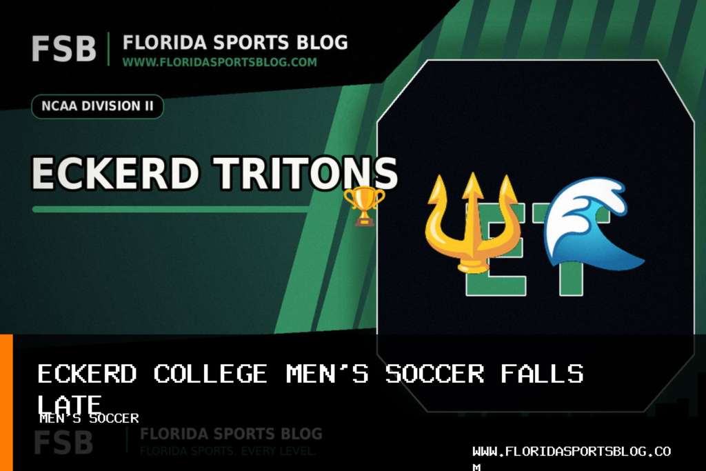 Eckerd College Men's Soccer Loses 3-2 to Nova Southeastern After Taking Second-Half Lead featured image