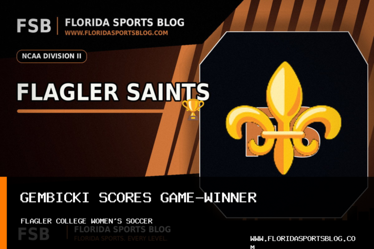 Ella Gembicki's 52nd-minute goal lifts Flagler College women's soccer past Clayton State featured image