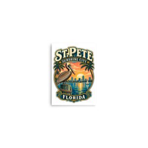 St. Pete Sunshine City Poster