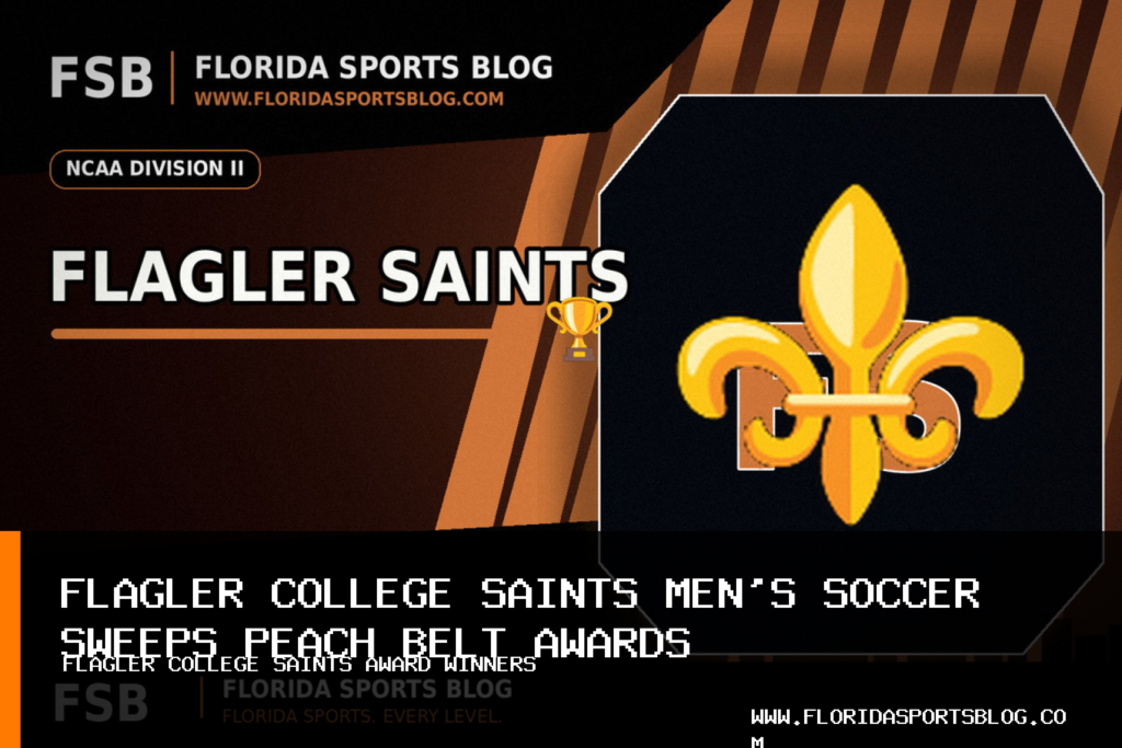Flagler College Saints Men's Soccer Sweeps Peach Belt Conference Weekly Awards After 2-0 Road Week featured image