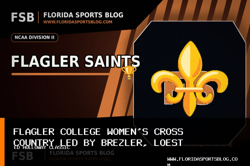 Flagler College women's cross-country team led by Vivian Brezler and Ella Loest at Ed Holloway Classic featured image