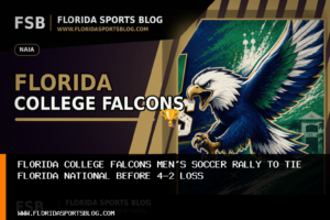 Florida College Falcons Men’s Soccer Rally to Tie Florida National Before 4-2 Loss