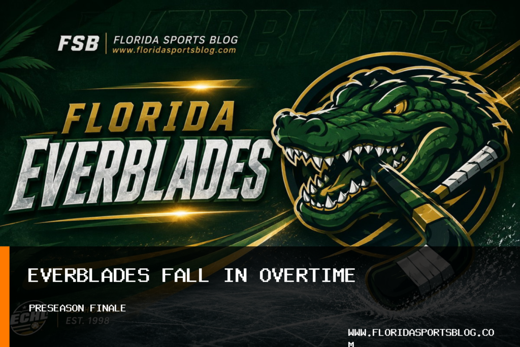 Florida Everblades Lose 2-1 in Overtime to Orlando Solar Bears in Preseason Finale featured image