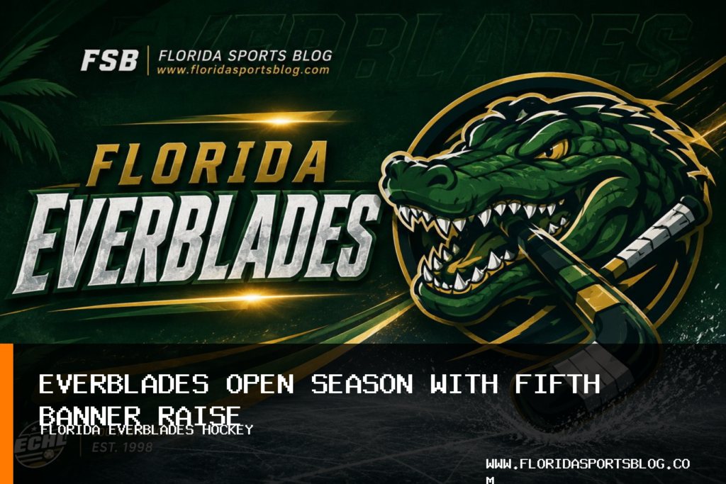 Florida Everblades to Open 2026-27 ECHL Hockey Season Against Orlando Solar Bears Before Fifth Banner Raising featured image
