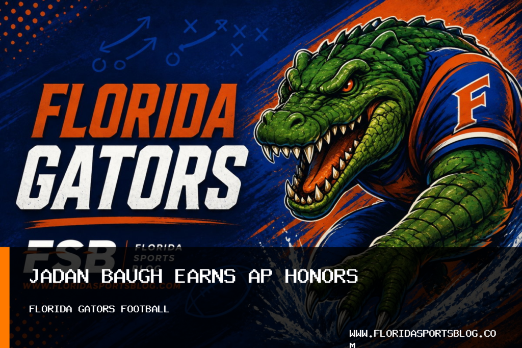 Florida Gators Football Running Back Jadan Baugh Earns AP Midseason All-America Second-Team Honors featured image