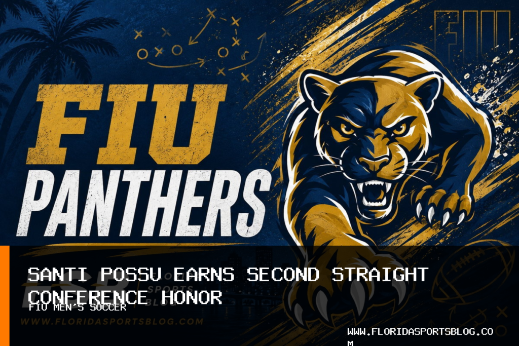 Florida International University Athletics: Santi Possu earns second straight American Conference honor for FIU men's soccer featured image